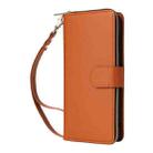 For Samsung Galaxy A53 5G Nine-card Slots Zipper Wallet Bag Leather Phone Case(Brown) - 2