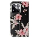 For Xiaomi 15 Pro Colored Drawing Marble Pattern Leather Phone Case(Azalea) - 3