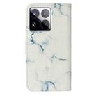 For Xiaomi 15 Pro Colored Drawing Marble Pattern Leather Phone Case(White Marble) - 3
