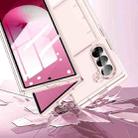For Samsung Galaxy Z Fold6 5G Skin Feel Transparent Card Bag Phone Case(Transparent) - 3