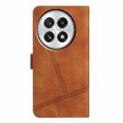 For OnePlus 13 Skin-feel Stitching Leather Phone Case(Brown) - 3