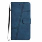 For Honor 400 Lite Skin-feel Stitching Leather Phone Case(Blue) - 2