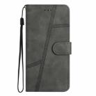 For Honor 400 Lite Skin-feel Stitching Leather Phone Case(Grey) - 2