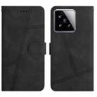 For Xiaomi 15 Skin-feel Stitching Leather Phone Case(Black) - 1