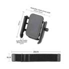 Elastic Wristband Hands Free Phone Clamp Holder, Wristband Length:38cm(Black) - 2