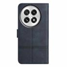 For OnePlus 13 Cowhide Texture Stitching Leather Phone Case(Dark Blue) - 3