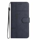 For Google Pixel 9a Cowhide Texture Stitching Leather Phone Case(Dark Blue) - 2