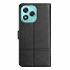 For Honor 400 Lite Cowhide Texture Stitching Leather Phone Case(Black) - 3