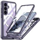 For Samsung Galaxy S25 5G RedPepper Tempered Glass MagSafe Phone Case(Purple) - 1