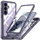 For Samsung Galaxy S25+ 5G RedPepper Tempered Glass MagSafe Phone Case(Purple) - 1