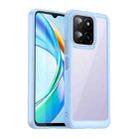 For Honor X5b Colorful Series Acrylic Hybrid TPU Phone Case(Blue) - 1