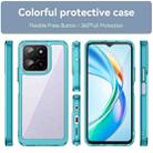 For Honor X5b Colorful Series Acrylic Hybrid TPU Phone Case(Transparent Blue) - 2