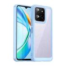 For Honor X6a Colorful Series Acrylic Hybrid TPU Phone Case(Blue) - 1