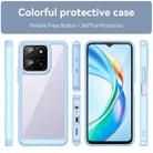 For Honor X6a Colorful Series Acrylic Hybrid TPU Phone Case(Blue) - 2