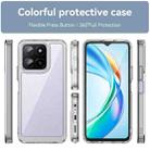 For Honor X6a Colorful Series Acrylic Hybrid TPU Phone Case(Transparent) - 2