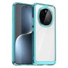 For Honor Magic7 Colorful Series Acrylic Hybrid TPU Phone Case(Transparent Blue) - 1