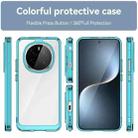 For Honor Magic7 Colorful Series Acrylic Hybrid TPU Phone Case(Transparent Blue) - 2