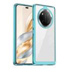 For Honor Magic7 Lite Colorful Series Acrylic Hybrid TPU Phone Case(Transparent Blue) - 1