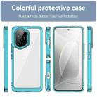 For Honor 300 Colorful Series Acrylic Hybrid TPU Phone Case(Transparent Blue) - 2