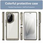For Honor 300 Ultra Colorful Series Acrylic Hybrid TPU Phone Case(Transparent Grey) - 2