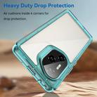 For Honor 300 Ultra Colorful Series Acrylic Hybrid TPU Phone Case(Transparent Blue) - 3
