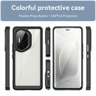 For Honor 300 Pro Colorful Series Acrylic Hybrid TPU Phone Case(Black) - 2