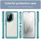 For Honor 300 Pro Colorful Series Acrylic Hybrid TPU Phone Case(Transparent Blue) - 2