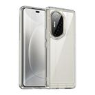 For Honor 300 Pro Colorful Series Acrylic Hybrid TPU Phone Case(Transparent) - 1