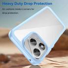 For Honor 400 Lite Colorful Series Acrylic Hybrid TPU Phone Case(Blue) - 3
