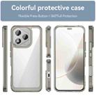 For Honor 400 Lite Colorful Series Acrylic Hybrid TPU Phone Case(Transparent Grey) - 2