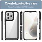 For Honor X70i Colorful Series Acrylic Hybrid TPU Phone Case(Black) - 2