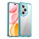 For Honor 400 Pro 5G Global 160.8mm Colorful Series Acrylic Hybrid TPU Phone Case(Transparent Blue) - 1