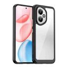 For Honor 400 Global 156.5mm Colorful Series Acrylic Hybrid TPU Phone Case(Black) - 1