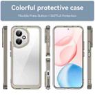 For Honor 400 Global 156.5mm Colorful Series Acrylic Hybrid TPU Phone Case(Transparent Grey) - 2