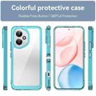 For Honor 400 Global 156.5mm Colorful Series Acrylic Hybrid TPU Phone Case(Transparent Blue) - 2