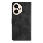 For Honor 400 Global Skin-feel Embossed Butterfly Leather Phone Case(Black) - 3
