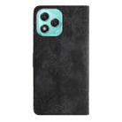 For Honor 400 Lite Skin-feel Embossed Butterfly Leather Phone Case(Black) - 3