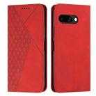 For Google Pixel 9a Diamond Splicing Skin Feel Magnetic Leather Phone Case(Red) - 1