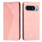 For Google Pixel 10 Pro XL Diamond Splicing Skin Feel Magnetic Leather Phone Case(Rose Gold) - 1
