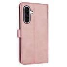 For Samsung Galaxy A36 AZNS Skin Feel Calf Texture Flip Leather Phone Case(Rose Gold) - 3