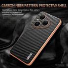 For Huawei Pura 80 5G AZNS Electroplated Edge Carbon Fiber Texture Phone Case(Black) - 3