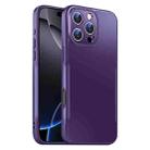 For iPhone 16 Pro Max Blade Slim AG Matte Shockproof Phone Case(Dark Purple) - 1