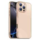 For iPhone 16 Pro Max Blade Slim AG Matte Shockproof Phone Case(Desert Gold) - 1