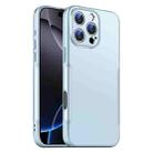 For iPhone 16 Pro Max Blade Slim AG Matte Shockproof Phone Case(Blue) - 1