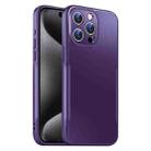 For iPhone 15 Pro Blade Slim AG Matte Shockproof Phone Case(Dark Purple) - 1