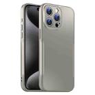 For iPhone 15 Pro Blade Slim AG Matte Shockproof Phone Case(Titanium Gray) - 1