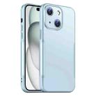 For iPhone 15 Plus Blade Slim AG Matte Shockproof Phone Case(Blue) - 1