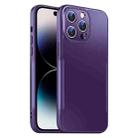 For iPhone 14 Pro Blade Slim AG Matte Shockproof Phone Case(Dark Purple) - 1