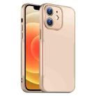 For iPhone 12 Blade Slim AG Matte Shockproof Phone Case(Desert Gold) - 1