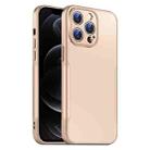 For iPhone 12 Pro Max Blade Slim AG Matte Shockproof Phone Case(Desert Gold) - 1